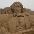 2012南投貓羅溪畔沙雕藝術節系列活動，以電影為主題的大型沙雕，如:賽德克巴萊及艋舺等國片造型沙雕非常精彩。（以上圖片為筆者所拍攝）
 

