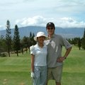 第一次去美美浪漫的夏威夷..
我跟漢瑜都愛上了她...
beautiful course and weather