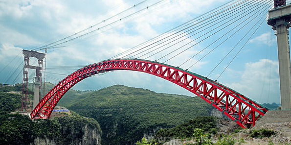 World longest arch bridges main span longer than 400 meters