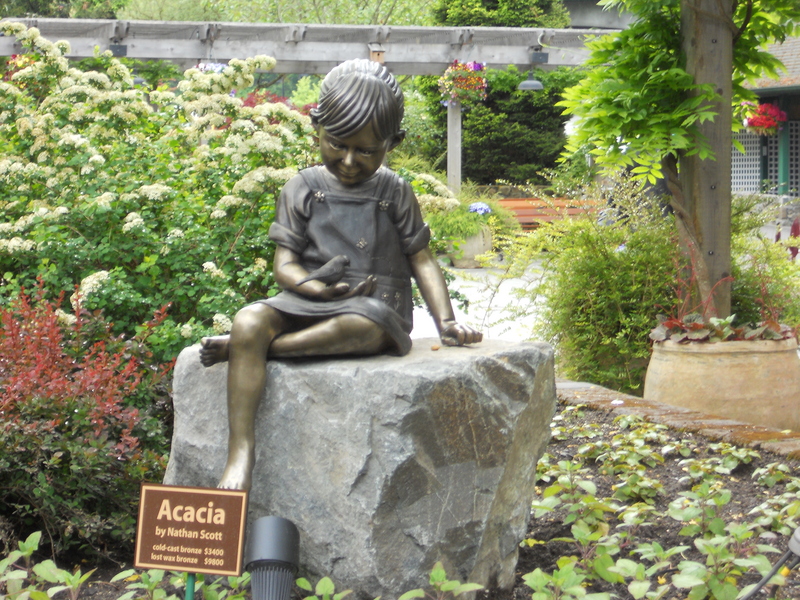 加拿大-溫哥華島---The Butchart Gardens-雕像