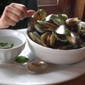 steamed mussel