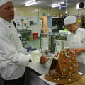 gingerbread house making