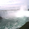 尼加拉瓜瀑布 (Niagara Falls)，位在加拿大邊界的又稱 Horseshoe Falls(馬蹄瀑布)。