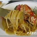 花季溫泉渡假飯店午餐 - 麻菇燒龍蝦佐義大利扁細麵