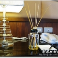 漢來花季度假飯店泡湯之旅 -精油藉由幾根竹子的吸收發散香氣，讓整間客房都有種幸福的味道