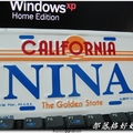 Nina美國加州車牌紀念品