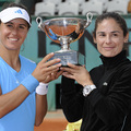 2009.6.5法網女雙冠軍Garrigues 及 Pascual