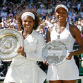 2009.7.4溫網女單冠軍Serena and 亞軍Venus