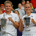 2009.7.5溫網混雙冠軍Mark Knowles and Anna-Lena Groenefeld