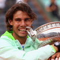 2010.6.6 法網男單冠軍西班牙Nadal 生涯第5座法網男單冠軍