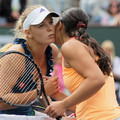 2011.3.21 美國印地安泉網賽 女單冠軍 Caroline Wozniacki 及右亞軍Bartoli