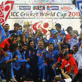 2011.4.2 世界盃決賽印度 慶賀二度奪下冠軍盃