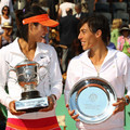 2011.6.4 法網公開賽女單 左冠軍 李娜 及亞軍 Francesca Schiavone