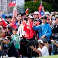 20111020 揚昇LPGA台灣錦標賽人山人海的球迷為球后雅妮加油