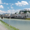 奧地利，薩爾斯堡河繞舊城