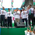 街頭運動展現民主的力量，台灣加油！