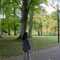 2007年11月在里昂金頭公園散步的平平