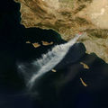 洛杉磯大火的煙霧