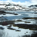 Norway,Finse附近湖景--殘雪猶在