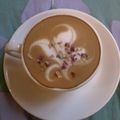 Flower on the coffee