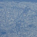2008年2月黃昏的巴黎(老夫2008年2月攝於一萬公尺空中)