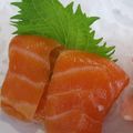 舊金山另家日本餐廳, 新鮮的鮭魚刺身