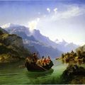 Bridal Voyage in Hardanger, 1848 Tidemand & Gude