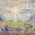 Munch: The Sun, 1912, in the Munch Museum's lecture hall