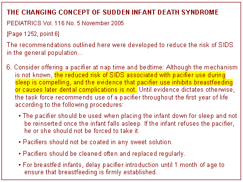 THE CHANGING CONCEPT OF SUDDEN INFANT DEATH SYNDROME
PEDIATRICS Vol. 116 No. 5 November 2005