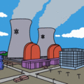 Fig 12 Nucelar power plant where Homer goes to work