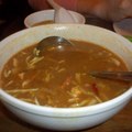 Burma Super Star- Vegetarian Samusa Soup  (Food Network's recommendation)