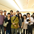 雄獅書法展創辦人李賢文先生與我們得獎者照合-1