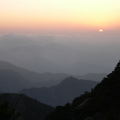 落日雲海, 黃山