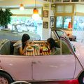最夯的粉紅BUBU車
是偶像劇流星花園拍攝現場