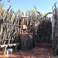 Lovely bush shower in Omboroko Campsite (in Okonjima Lodge) / Namibia 納米比亞