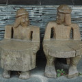布農部落裡的老來伴木雕椅(我自己取的名哈)