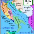 1084年義大利勢力圖