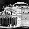 眾神殿堂的復原模形示意圖