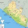 利比里亞(Liberia)地理位置示意圖