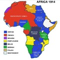 法國在非洲殖民地示意圖