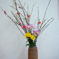 2011年農曆新年花藝布置─客廳布置1.