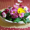 2011年農曆新年花藝布置─餐桌布置1.
