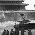 1949年開國閱兵大典，帶領坦克方隊的「功臣號」坦克。
