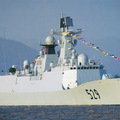 中共解放軍054A型導彈護衛艦「舟山號」（舷號529）。