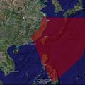 中國大陸天波雷達的覆蓋範圍。