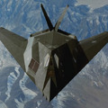 世界第一個隱形戰機，美國的F-117A。