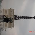 法國的巴黎鐵塔and凱旋門