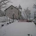 清境歐風小鎮雪景