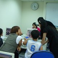 華梵學生EG已經在上傳今日上課紀錄的照片~笨嘟和Liondodo也認真的指導學員