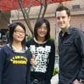 Yu-ling & Yu-chian with a teacher from UK